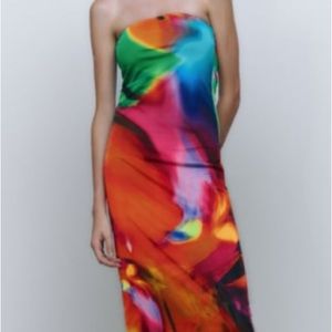 Zara’s printed dress